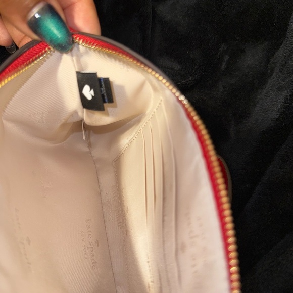 Kate Spade Red and Cream Wristlet - Picture 11 of 15